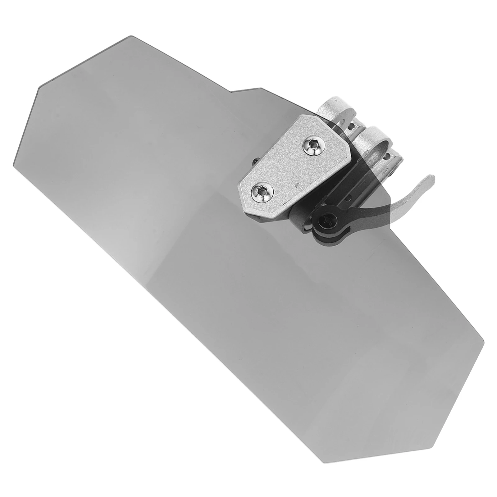 

Universal Motorcycle Windshield Extension Grey Adjustable Airflow Deflector for Dirt Bikes Scooters Enhanced Wind Protection