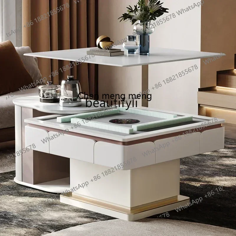 cn8350 LHY A  Lifting coffee table mahjong machine dining table dual-purpose automatic bass electric mahjong tableSS 8617