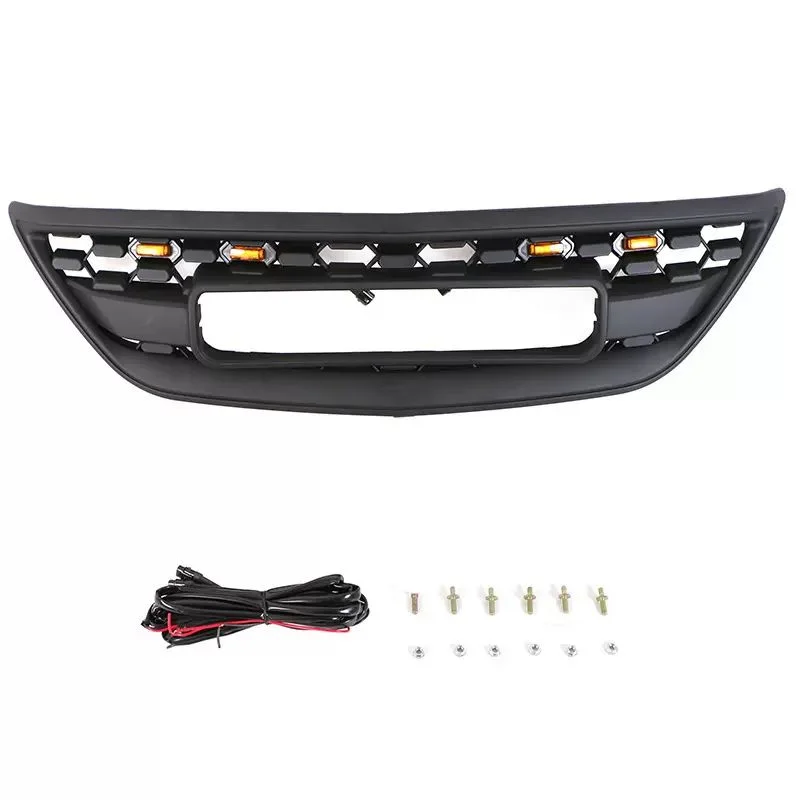 Car Front Bumper Grill with lights For LEXUS RX300 2003-05 modified Mask Net Radiator body Kit Car Accessories