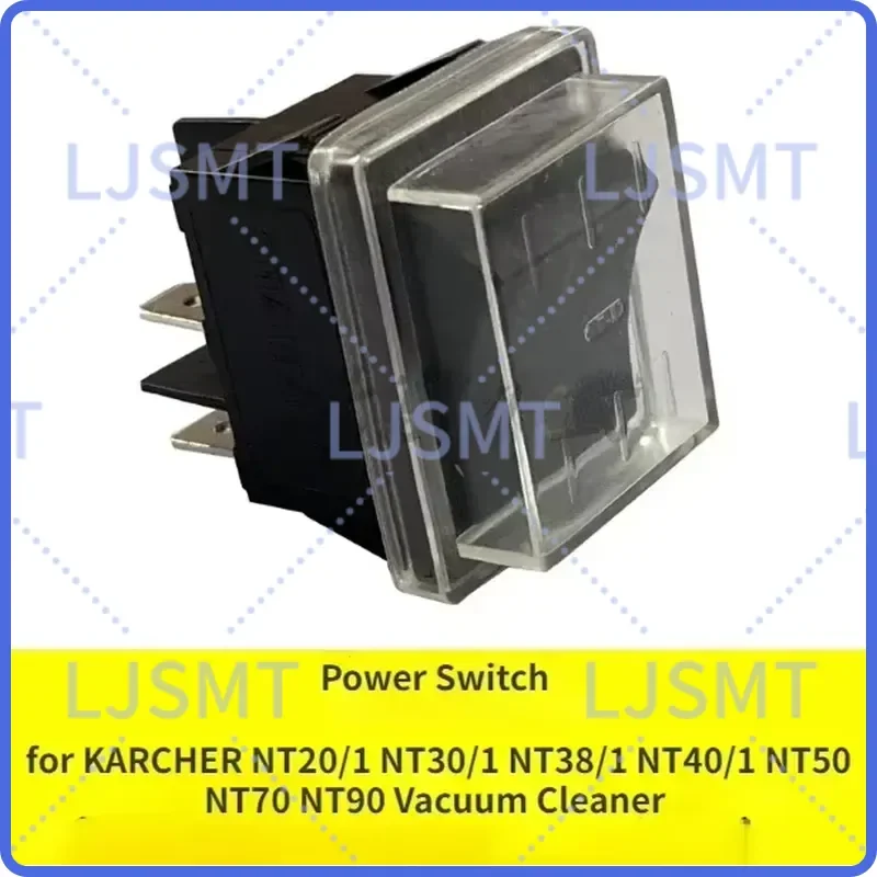 New 1pcs Vacuum Cleaner Power Switch Waterproof Replacement Part for KARCHER NT20/1 NT30/1 NT38/1 NT40/1 NT50 NT70 NT90