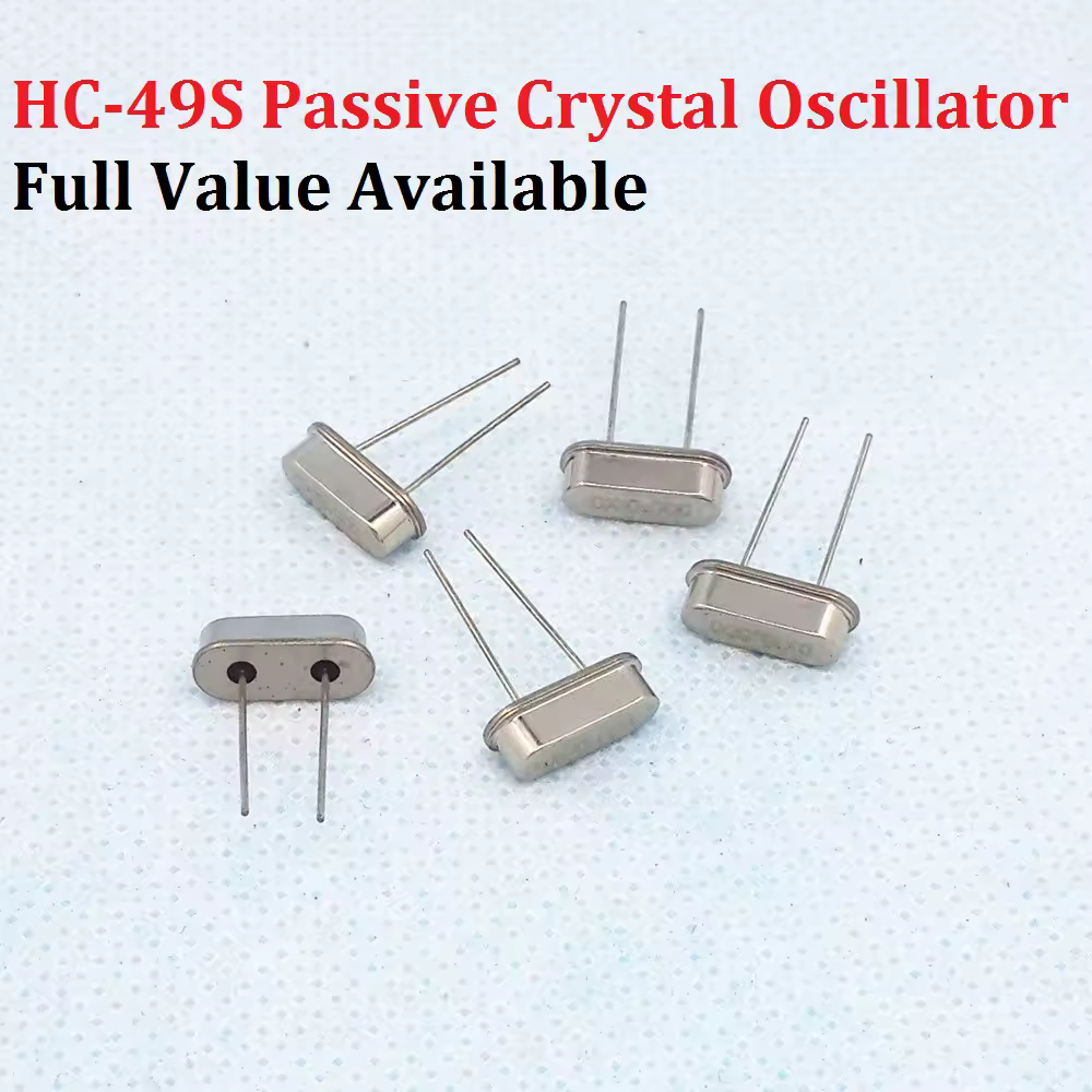 Oscillatore a cristallo passivo 10PC HC-49S 16mhz/16.000/18.432/20/22.1184/24.0/27.145/25/26/27/28/30/32/32.768/38/40/48/50/64/MHZ/M