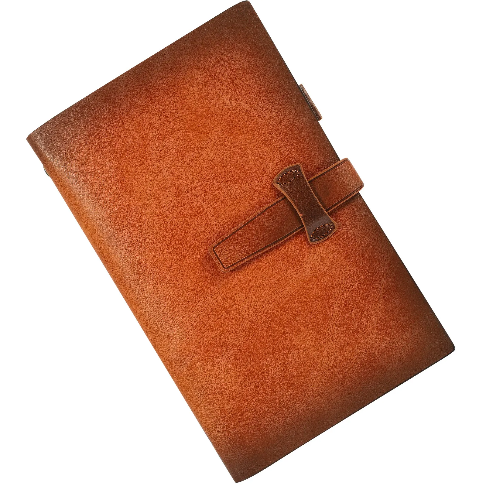 

Binding Notebook Retro Copper Buckle Rounded Corner Portable Journal for Diary Creative Writing Sketching Travel Notes