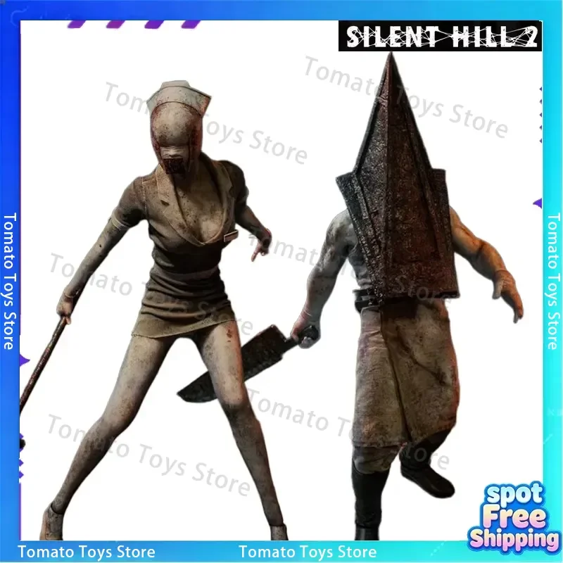 Original Silent Hill 2 Bubble Head Nurse Triangle Head 1/6 Mobile Doll for ICONIQ STUDIO Halloween Model Mobile Woman Doll