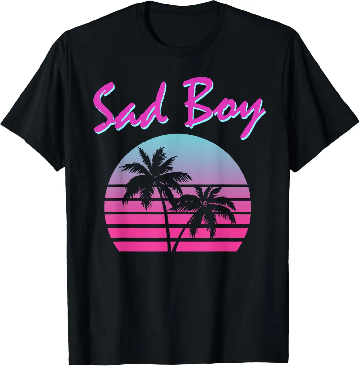 

Retro 90s 80s Sad Boy Aesthetic Vaporwave T-Shirt 100% Cotton O-Neck Short Sleeve Summer Casual Mens T-shirt Streetwear