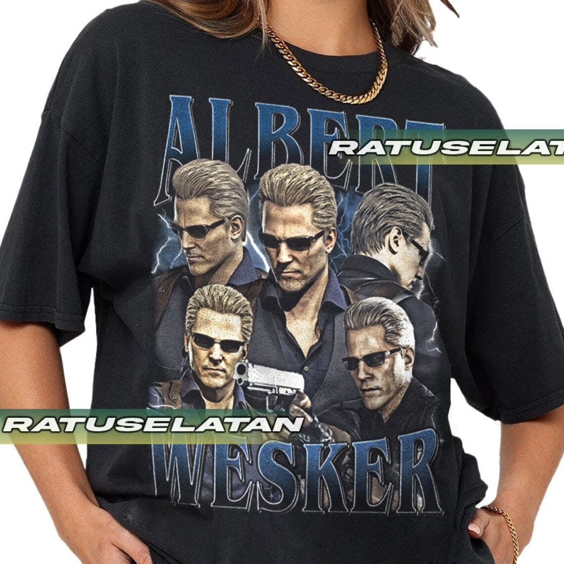 Albert Wesker  Unisex T-Shirt Gift For Women and Man 2729