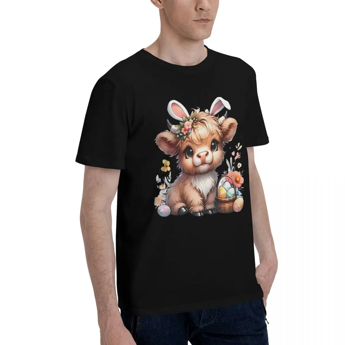 Cute Easter Bunny Eggs Movement Championship Graphic Vintage Tees Vintage Travel USA Size