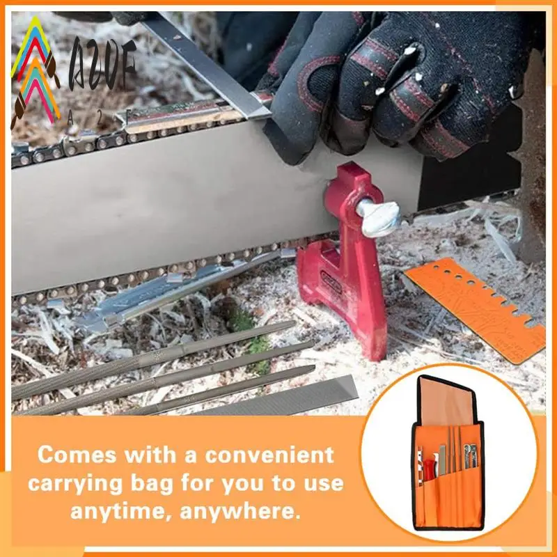 

A20F-Saw Chain File Set 4.0/4.8/5.5 Mm Sharpening Set Saw Chain File Set File Set File Kit For Sharpening Round Files