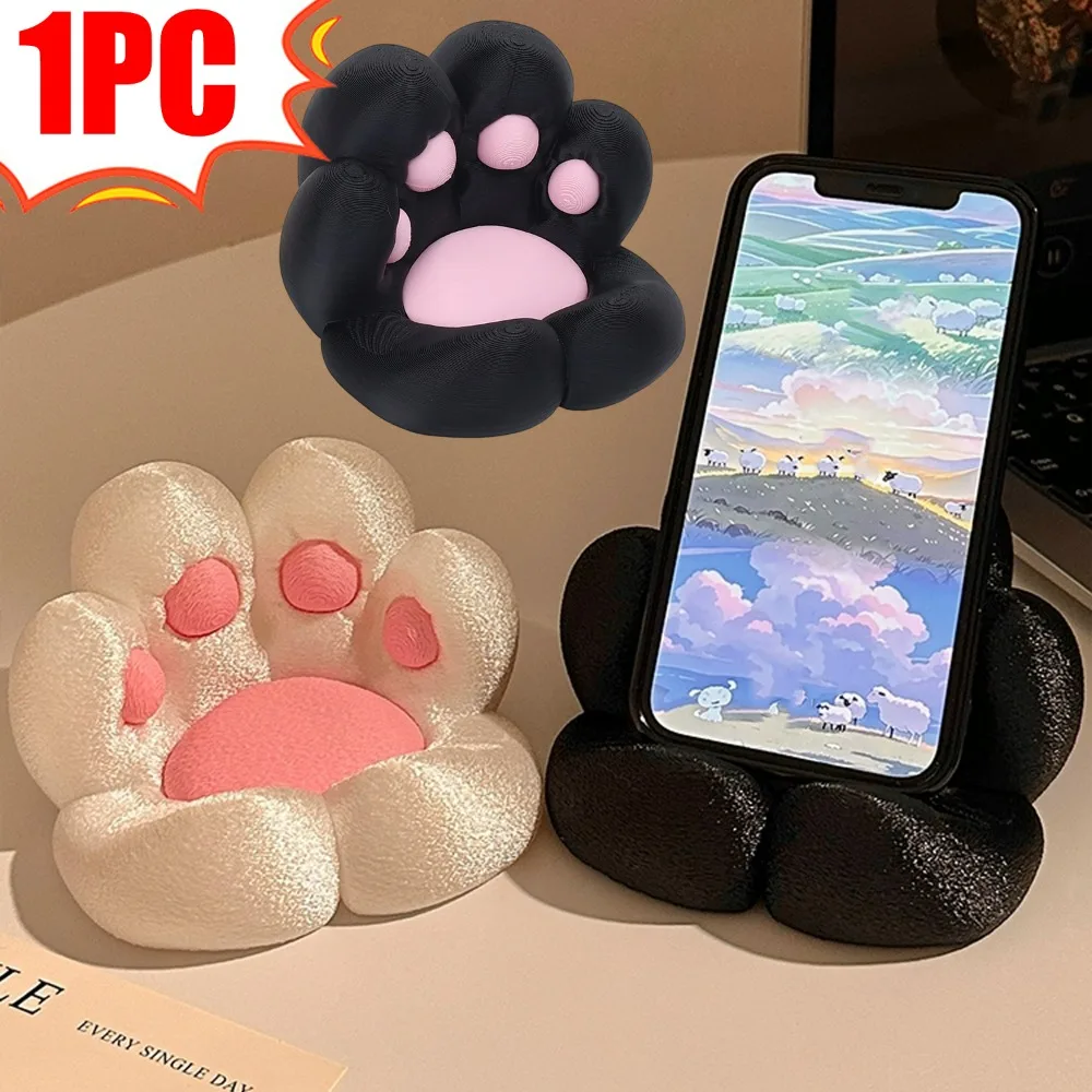 

New Cat Paw Phone Stand Holder Desktop Holder for Watching Videos Can Be Used As A Desktop Ornament or Phone Support for Gifts