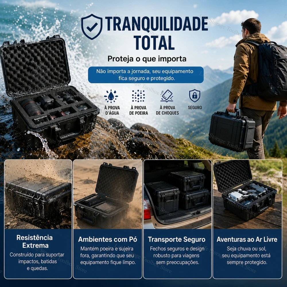 Estuche Rígido Portátil de 250 - Drone Camera Waterproof reseña y precio