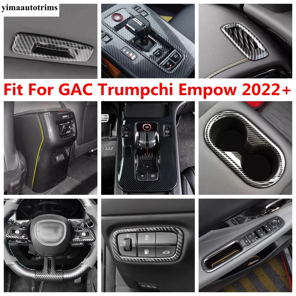 

Window Lift / Head Light / Gear Shift Panel / Steering Wheel Cover Trim For GAC Trumpchi Empow 2022 - 2025 Accessories Interior