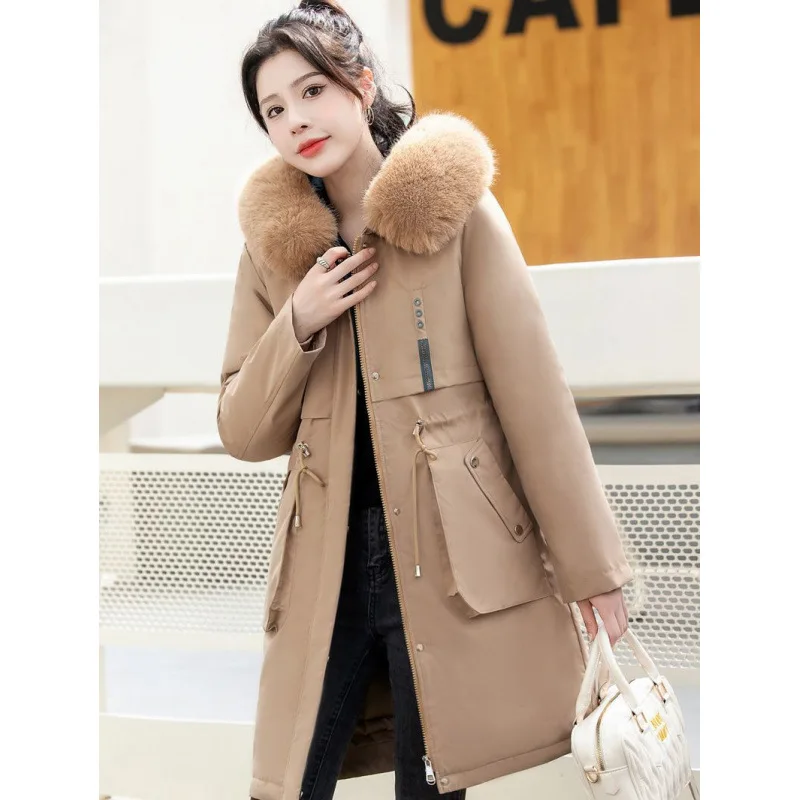 

Зимние женские парки: многослойные, с ребристой отделкой, на молнии, с утепленным воротником, в клетку, для офиса, с меховым воротником