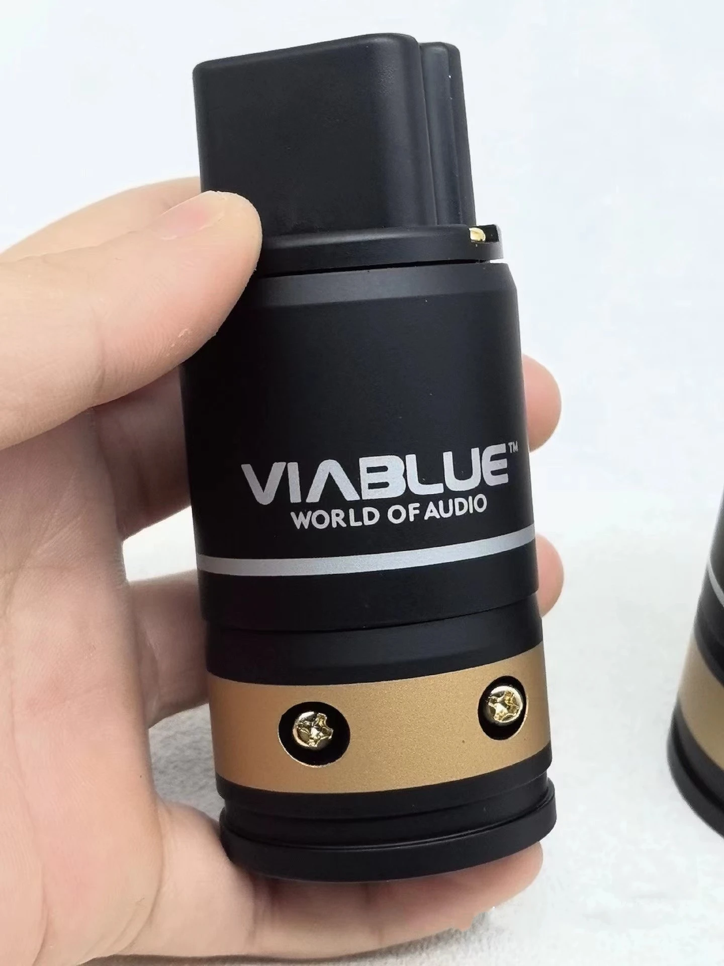 Cobre puro banhado a ouro Plug Power EUA, Fever Amplificador de Áudio, 20A Cauda Plug, Fever Cord, Alemão Viadue T6s, T6s