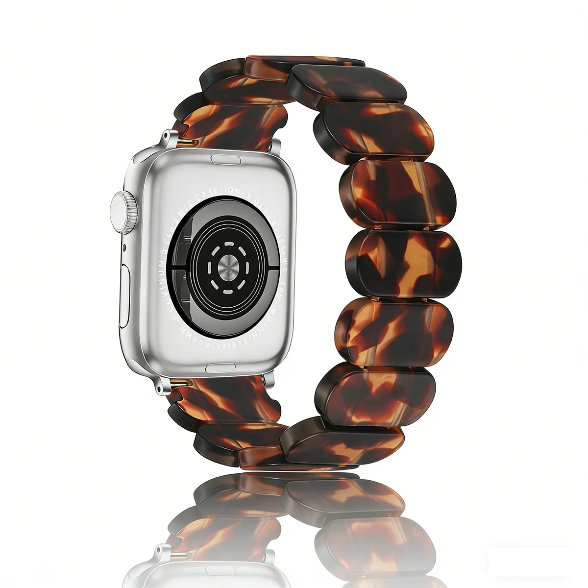 Verstellbarer Armband aus Kunstharz für Apple Watch Series 12 11 10 9 8 7 6 SE Ultra 4 3 2 38/40/41/42mm 44/45/46/49mm Sportarmband Correa