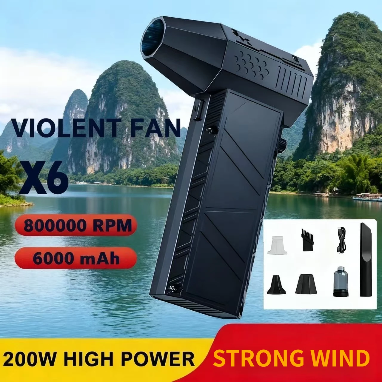 X6 Violent Fan 8000… - image