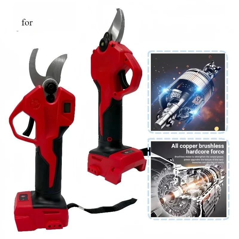 

For 18V Milwaukee Brushless Electric Pruning Shears Cordless Electric Garden Scissors Fruit Tree Garden Tool Garden Bons Tool