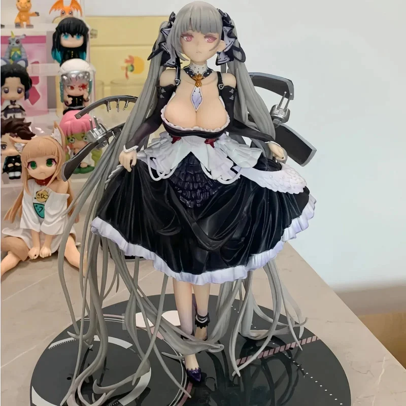 Em estoque azur lane formidable empregada imagem figura de ação anime jogo periférico estatueta modelo colecionável ornamento de mesa presente