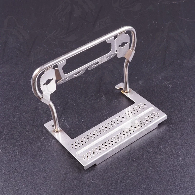 LXYRC 1pcs Metal Simulation Installation of Wave Box Pedal Air Pipe Bracket for Tamiya RC Truck for SCANIA 770S R620 VOLVO BENZ