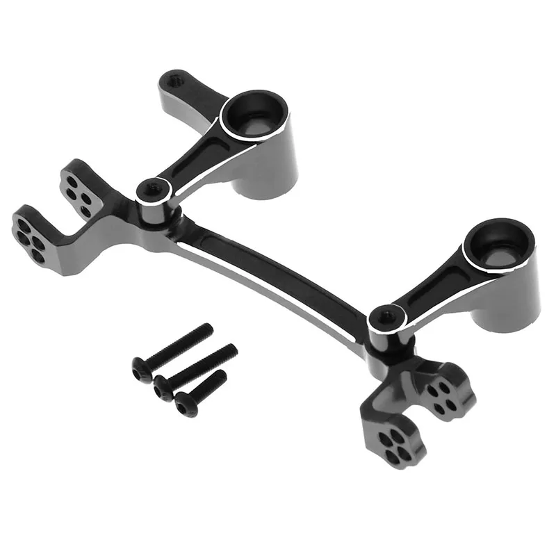 RC Metal Steering Assembly Bellcrank kemudi mobil RC, untuk Arrma 1/8 Mojave 4S 4X4 BLX RC suku cadang Upgrade mobil