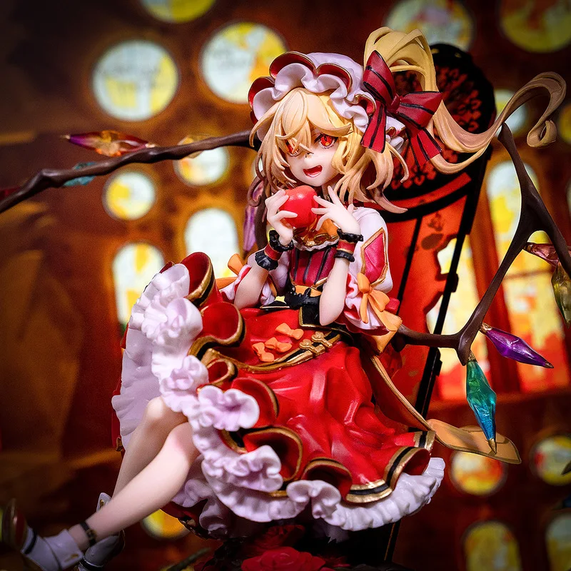 

Flandre Scarlet Figure From Touhou Project Red Mage Mansions Lovely Maiden Anime Character Model Pc Case Ornament Exquisite Gift