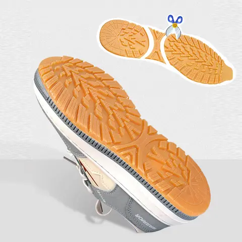1 Pair Full Sole Protector Sole Sport Sneaker Repair Worker Rubber Shoe Soles Anti Slip Foot Pad Non-Slip Sole Stickers Pads