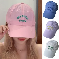 Summer Thin Baseball Cap for Women Soft Top Quick-Drying Sun Hat Korean Ins Student Hip Hop Casual Cap Outdoor Sport Golf Visors