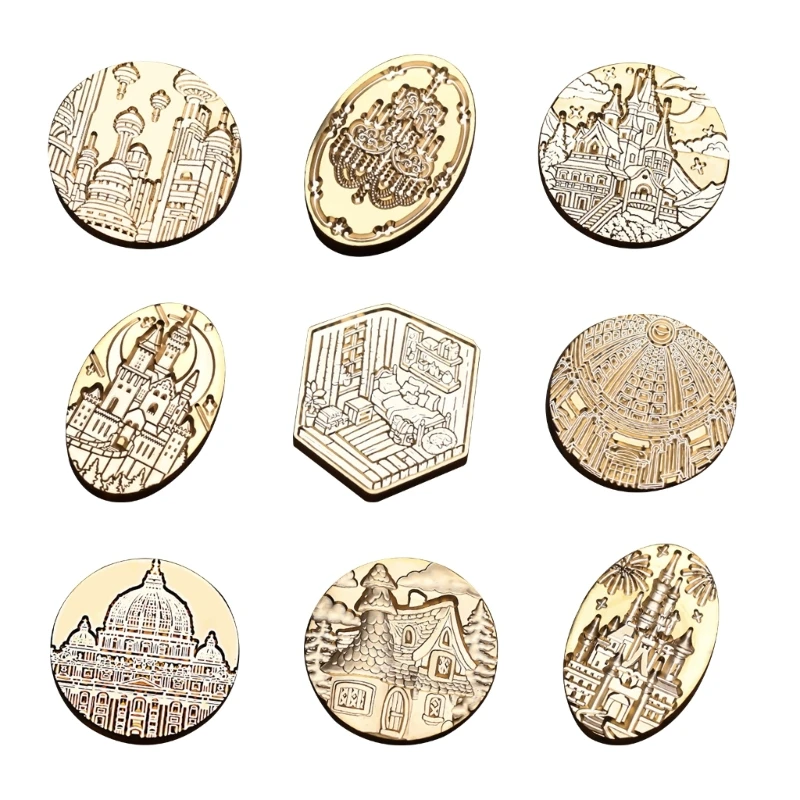 

Exquisite Castle Wax Seal Stamp Brass Head Make Special Occasion More Memorable