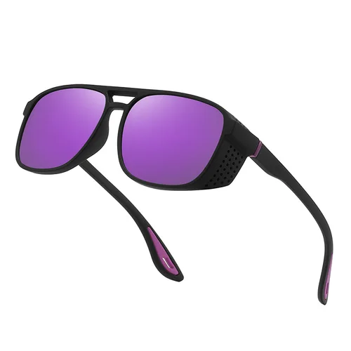 Imagen 1 del producto Nuevas gafas de ciclismo gafas polarizadas gafas de sol de doble haz lateral perforado sol al aire libre hombres mujeres gafas deportivas 1T502