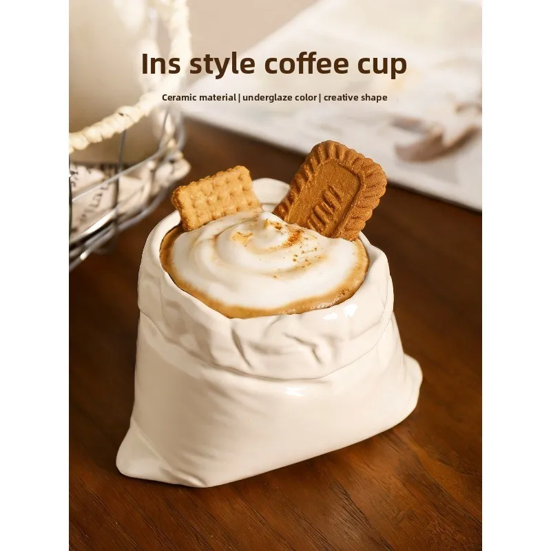

Coffee Cup Ceramic Mug, Exquisite Design Latte Cup