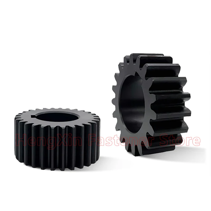 1pcs Spur Gear 3 Mod 22/24/25/26/28/30/32 Teeth Flat Motor Gears 45# Steel Cylindrical Gear Bore 12 19 20 22-38mm Pitch 9.42mm