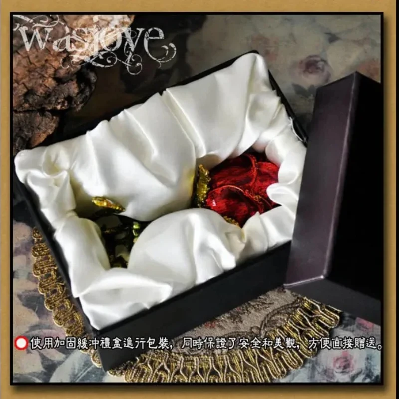 

Classic Diamond Rose Jewelry Box Jewelry Box Retro European Korean Princess Jewelry Box Lover's Gift