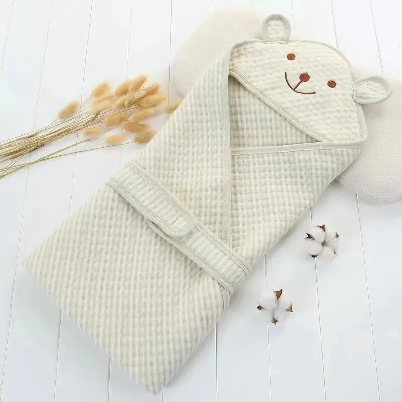 The Newborn Baby Pure Cotton Color Bag Is Four Seasons General Close Thickened Blanket Wrap Swaddle