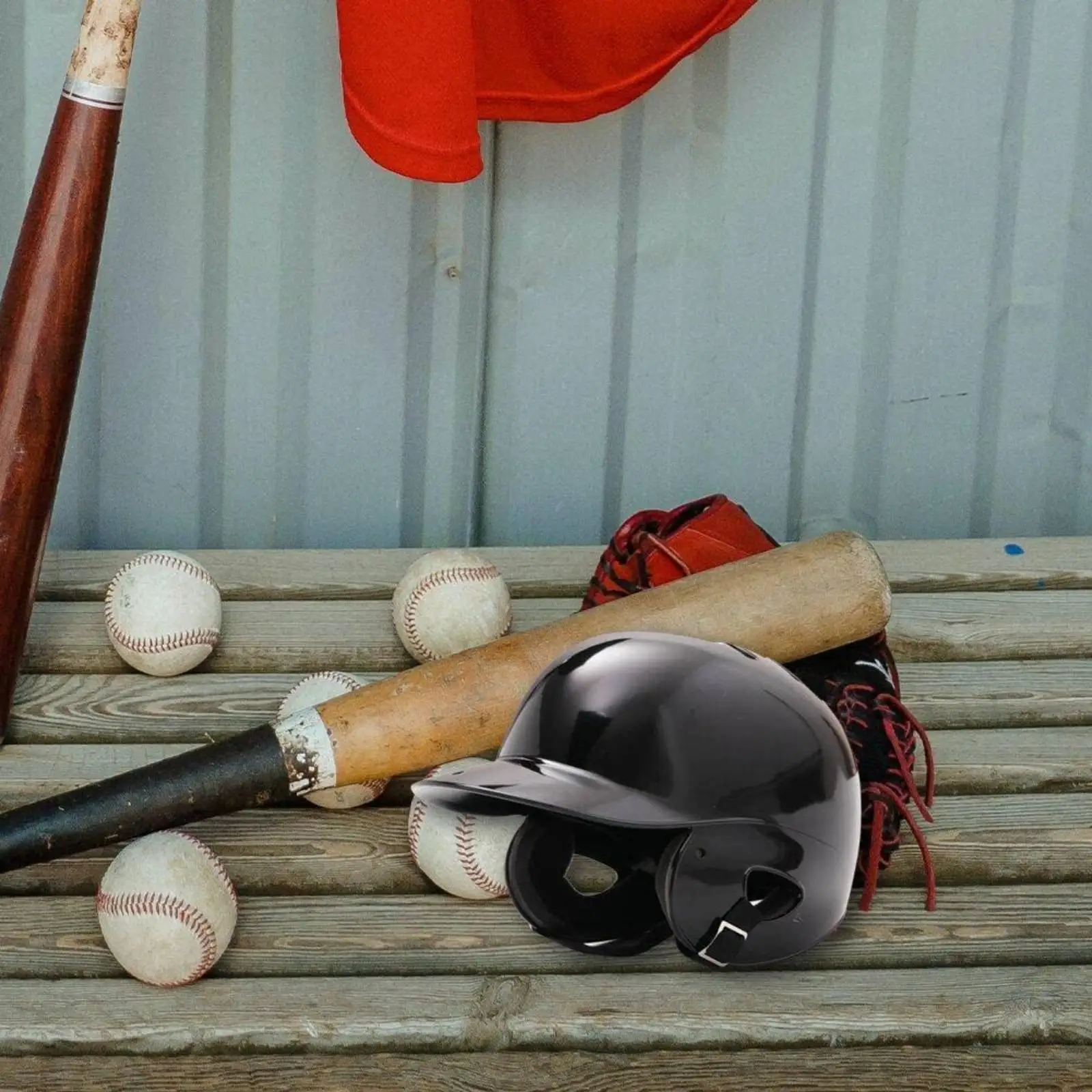 Kids Baseball Face Mask Shock Absorption Helmet Softball Protective Headgear with Chin Protector for Youth Sports Practice