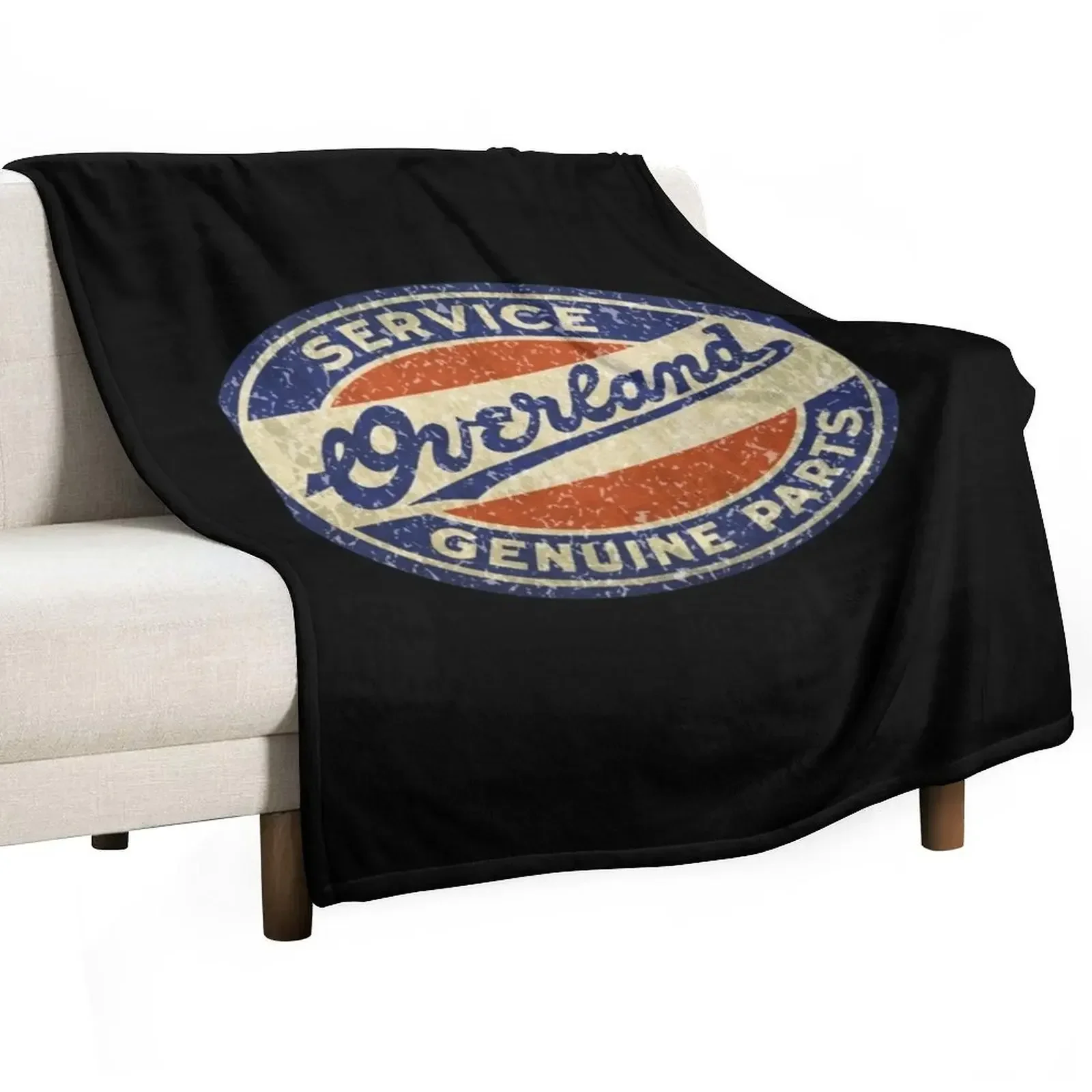 

Willys Overland Service sign Throw Blanket Luxury Thicken Soft Blankets