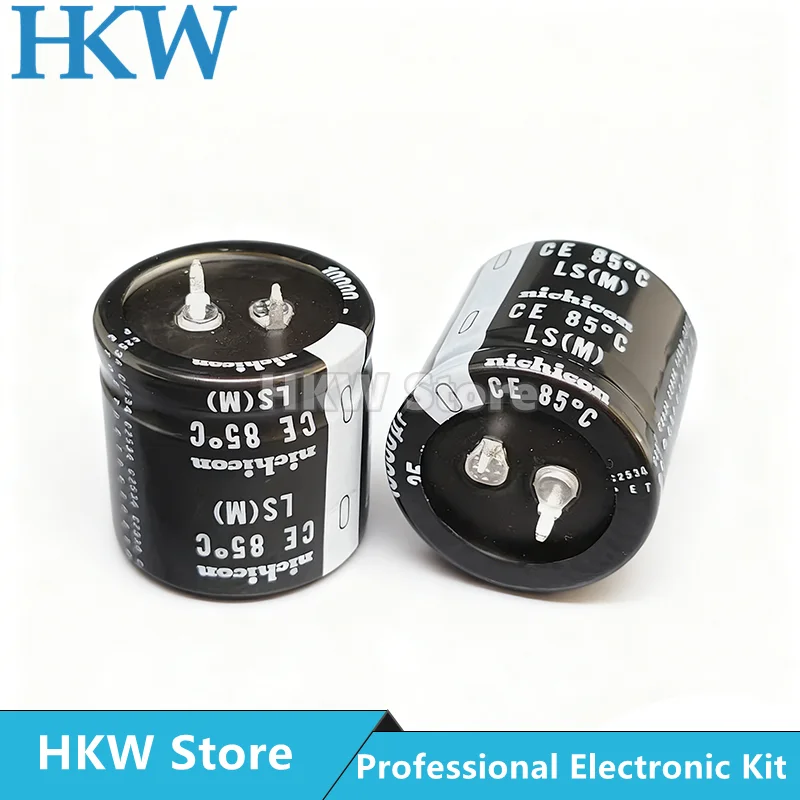 2pcs NICHICON 10000UF 35V 30X30mm LS Series Electrolytic Capacitors Hi-Fi Audio Capacitor New and Original 10000UF35V 30*30MM