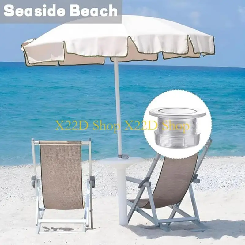X22D 1.63Inch Patios Table Umbrella Hole Rings Plug Pool Umbrella Sleeve StabilIty Hole Insert for Gardens Yard and Poolside