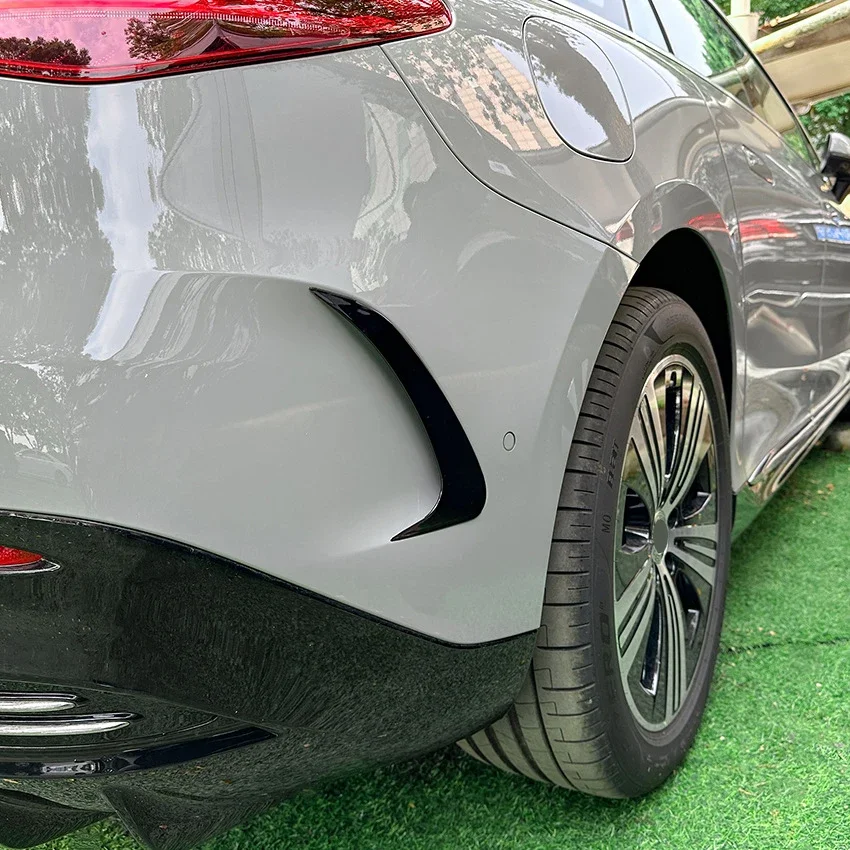 

GEFENSI For Mercedes-Benz EQE V295 W295 2023 2024 Rear Bumper Splitter Lip Body Kit Spoiler Air Vent Cover Sticker