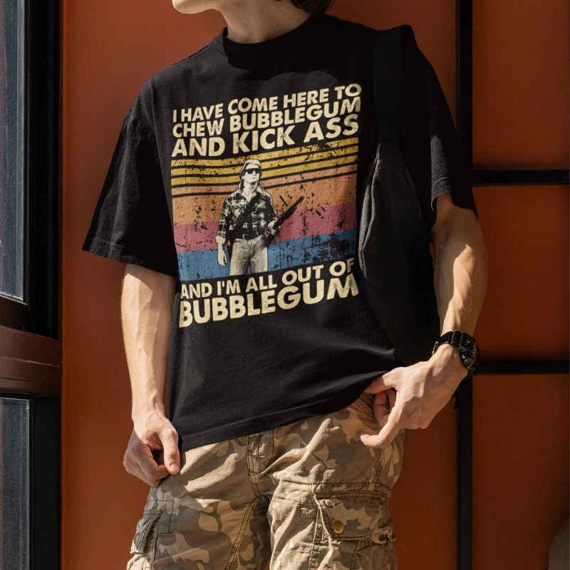 I Have Come Here to Chew Bubblegum Shirt, They Live Retro Fan Tee