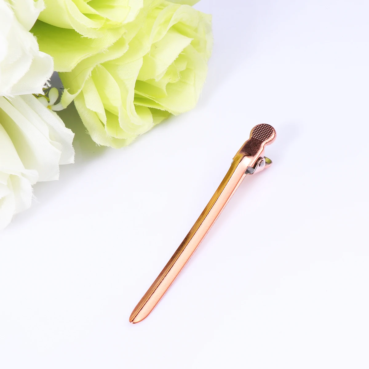 

12Pcs Stylish Hairdressing Sectioning Clips Golden Salon Accessories For Professional And Diy Styling