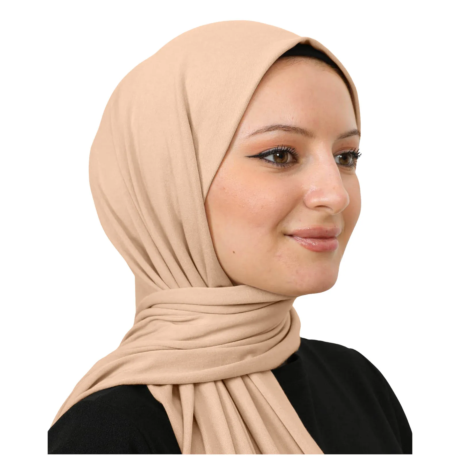 Women Hijab Women's Scarf Dress Modern Hijab Muslim Hijab Solid Color Monochrome Comfortable Scarf Hijab Bands for Basketball