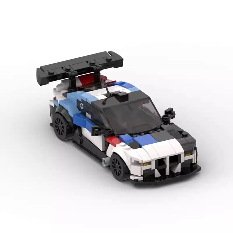 Bricklink Technical Car MOC 76922 M4 GT3 Speed Champions Vehicles Racing Sets Building Blocks Kid Toys Christmas Gift