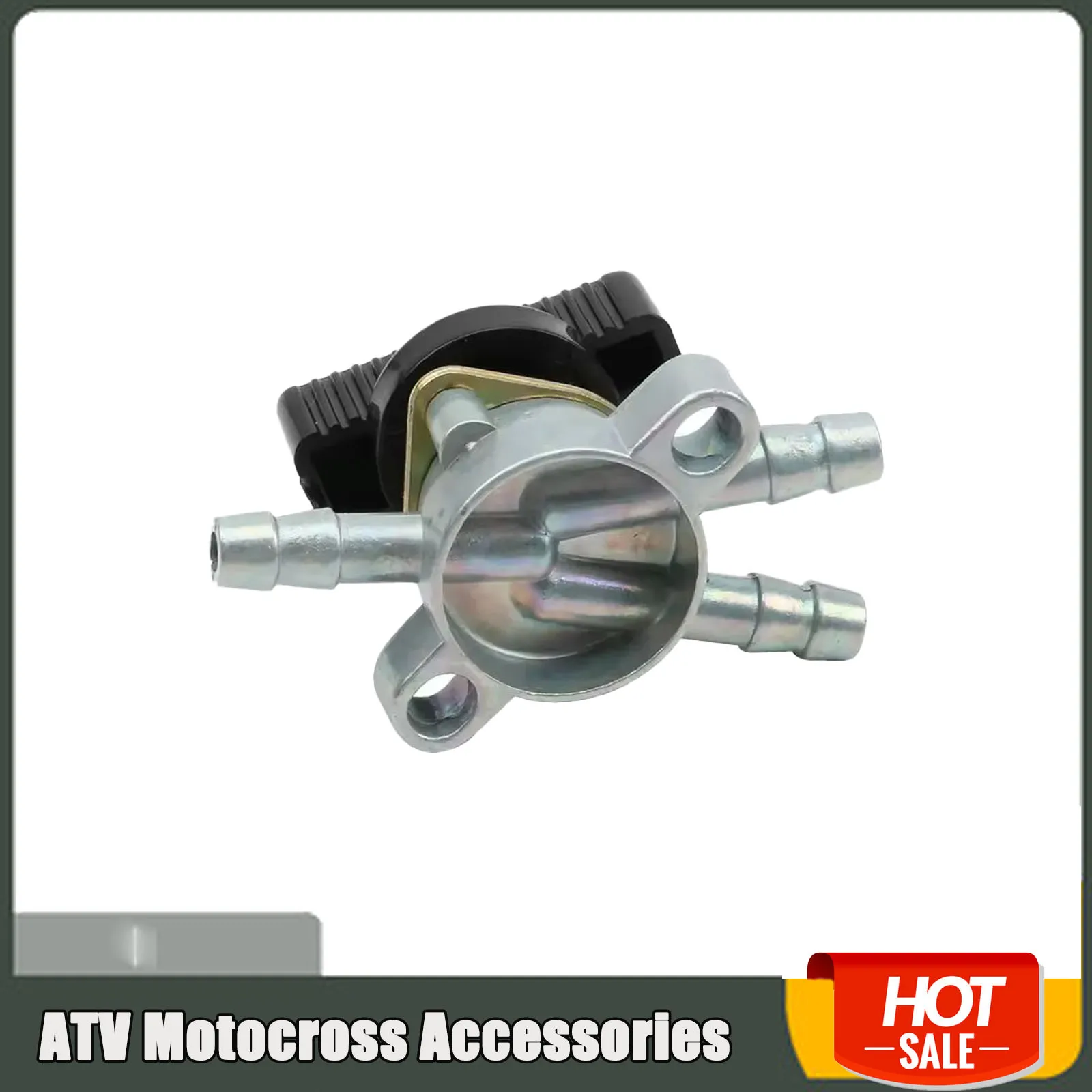 ATV Motocross 3 Way Fuel Tank Tap Pocket Cock Valve Switch for E-ton Lightning ETon Polaris 40cc 50cc 90cc DirtBike Modified