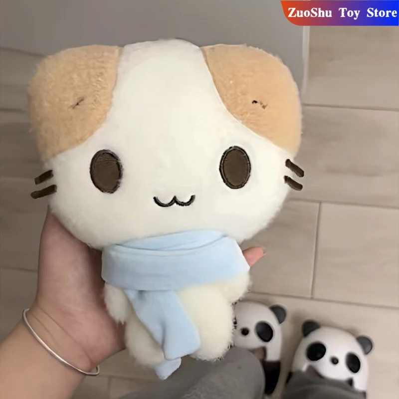 

Masyumaro Fluffy Fuwa Nyanko Cat Plush Keychain Charm Keychain Anime Kawaii Women Bag Keychains Mascot Keyring Keyholder Custom
