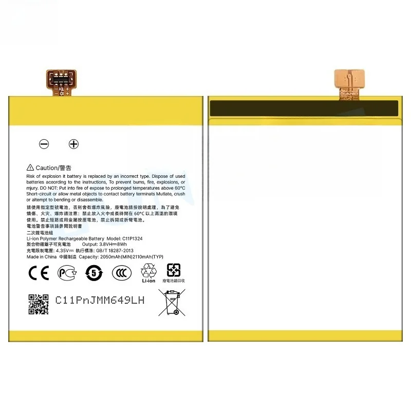 C11P1324 Mobile Phone Battery for Asus Zenfone 5/A500G/A500CG/T00J Battery New Large Capacity Feed Tool 3.8V 2110mAh