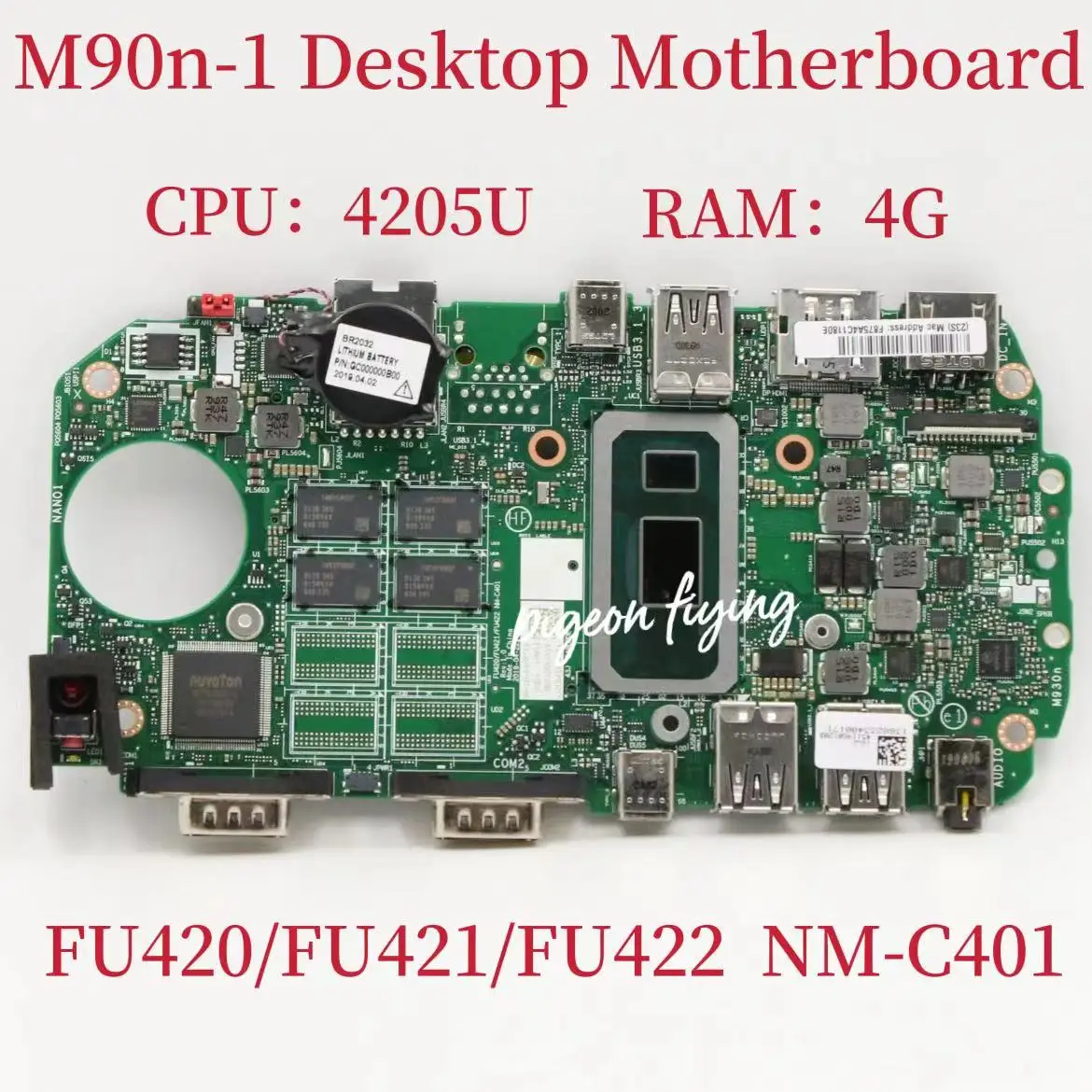 NM-C401 Mainboard For ThinkCentre M90n-1 Desktop Motherboard CPU:4205U RAM:4G  FRU:5B20U53774 100% Test OK