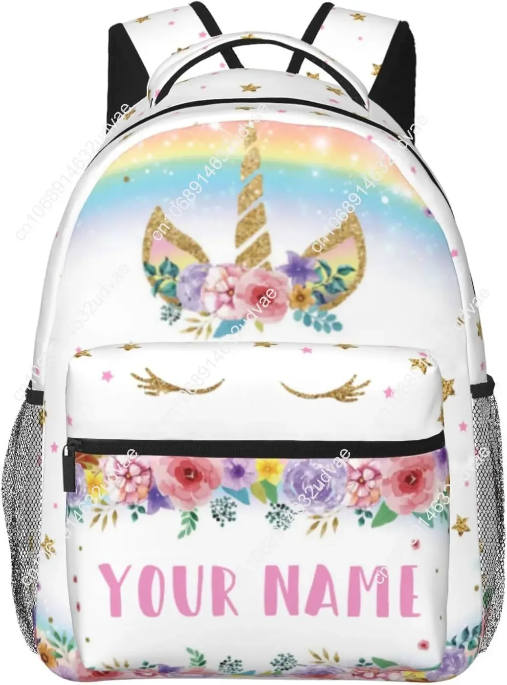 Personalized Backpack for  Custom Backpacks with Name for , Customized Unicorn School Bookbag for Back to School