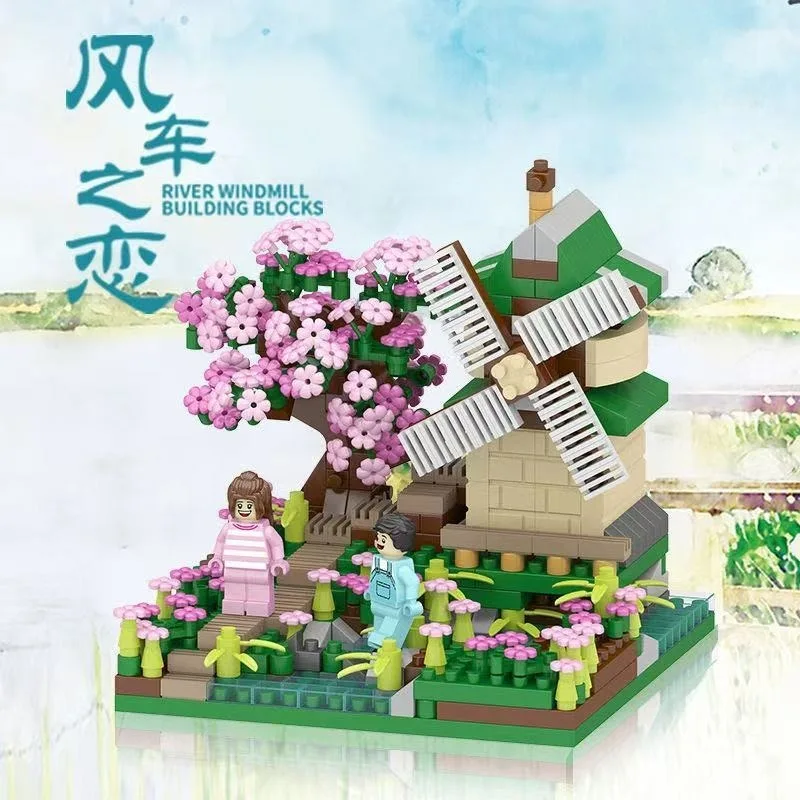 

Boys Toys Micro Particles Children's Educational Puzzle Spring Summer Autumn Winter Cottages for Kids' Intelligence Development