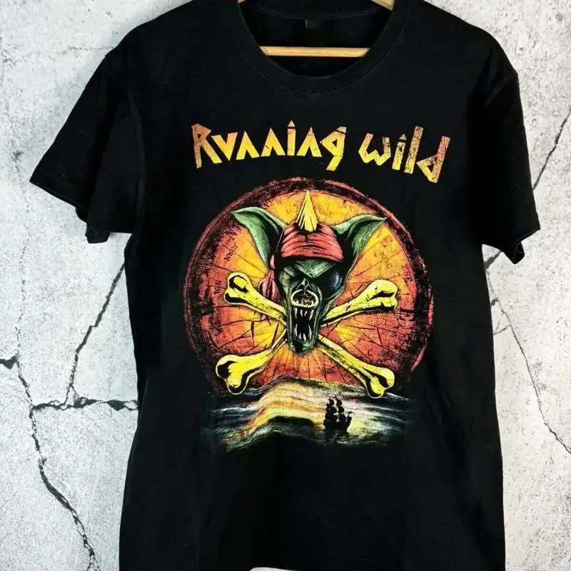 Running Wild Band Album Rock 100 Cotton T Shirt Mk272