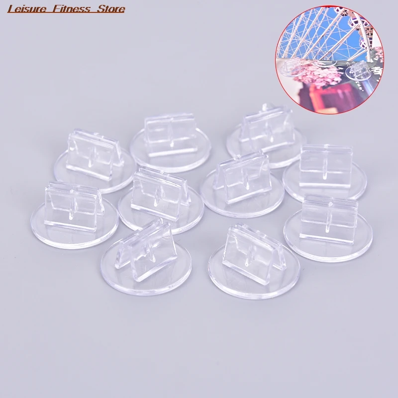 10PCS/Lot NEW Set High Quality Transparent Plastic Stand for 2mm Paper Card Board Game Components Card Holder For Game Cards