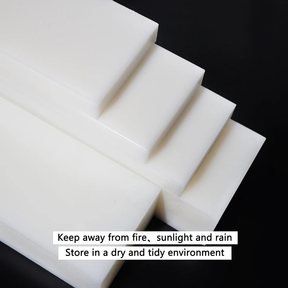 Tapping Block Portable Nylon Flooring Tool Renovation DIY Professional Floor Knock Block HDPE White PE Polyethylene Rectangular