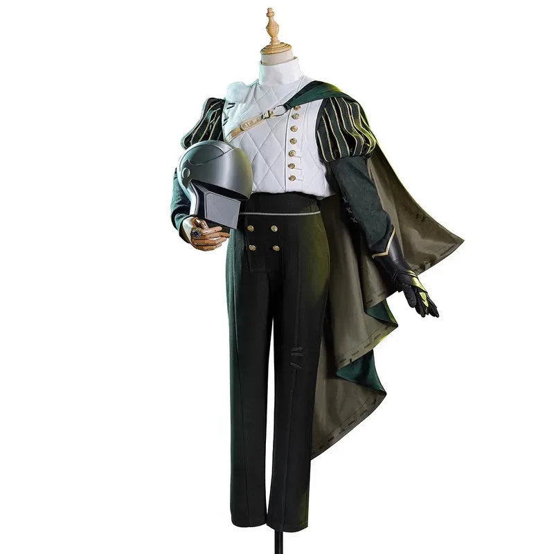 Identity V Kostum Ksatria Penyelamat Baru Richard Sterling Cosplay untuk Pakaian Bermain Peran Natal Hallowmas Wig Pria Wanita Ir;l5